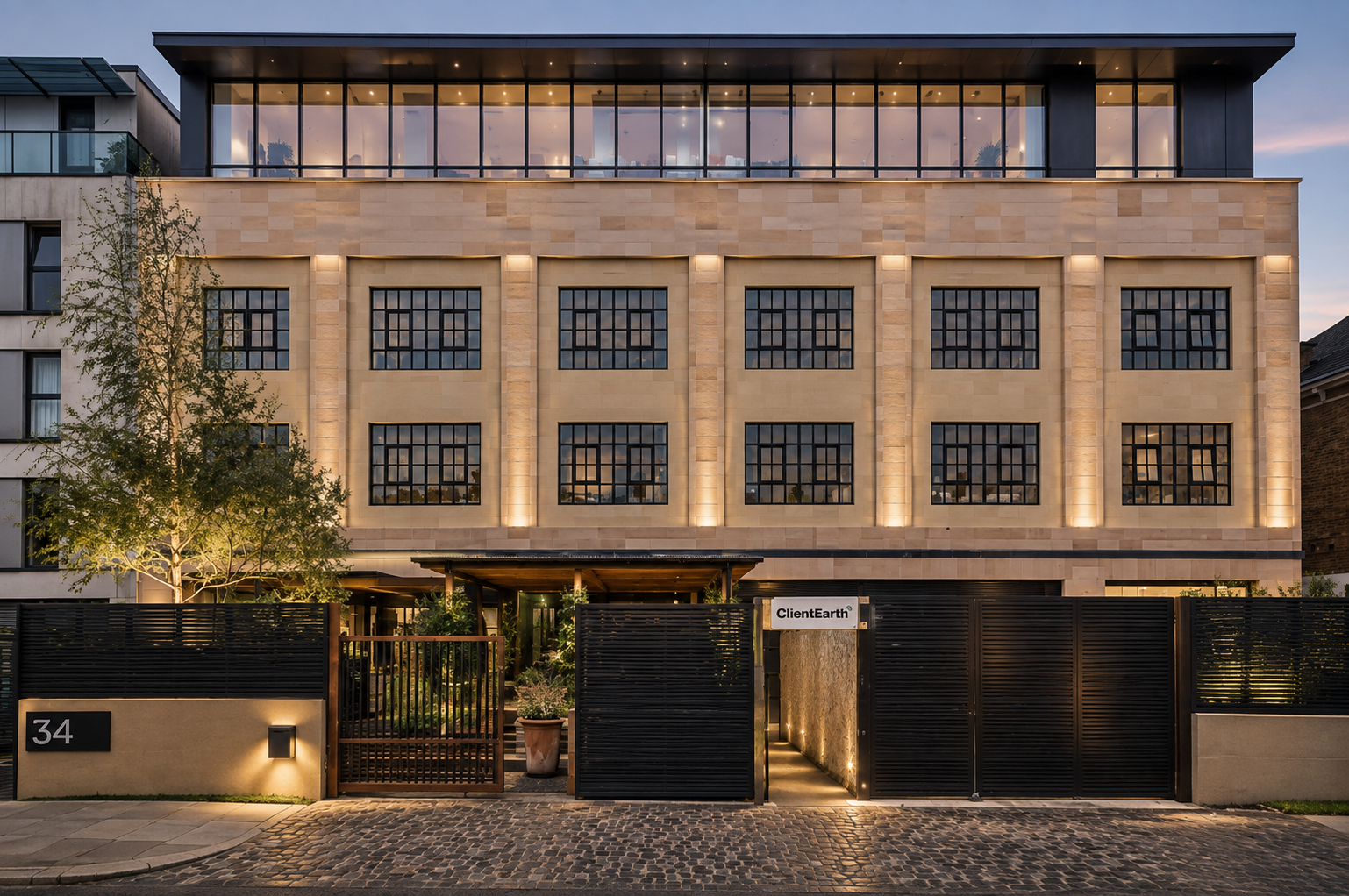 Georgian-style residential property...